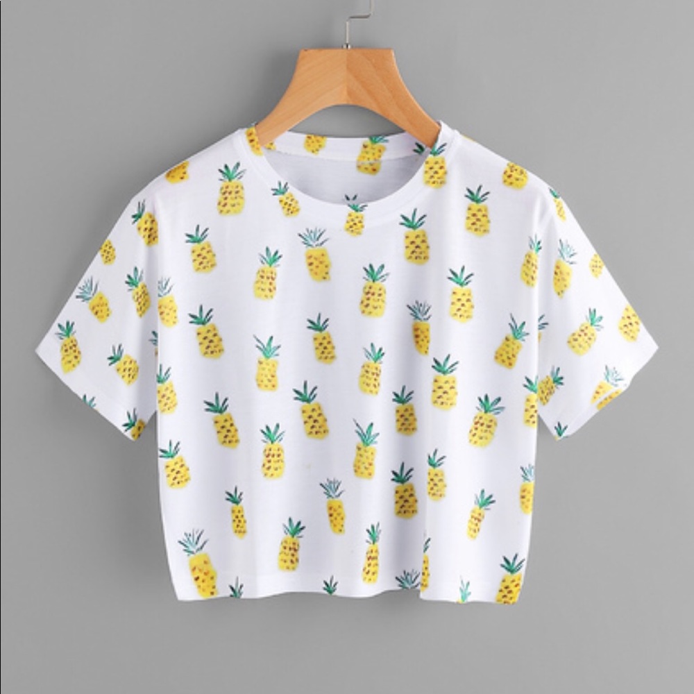 Pineapple 🍍 Print Crop top